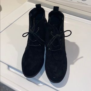 Women’s wedges size 8.5 side zip